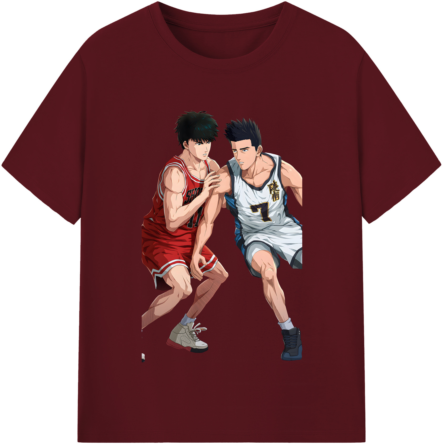 （画像用） SLAM DUNK／スラムダンク 綿100％半袖Tシャツ（フロントプリント）